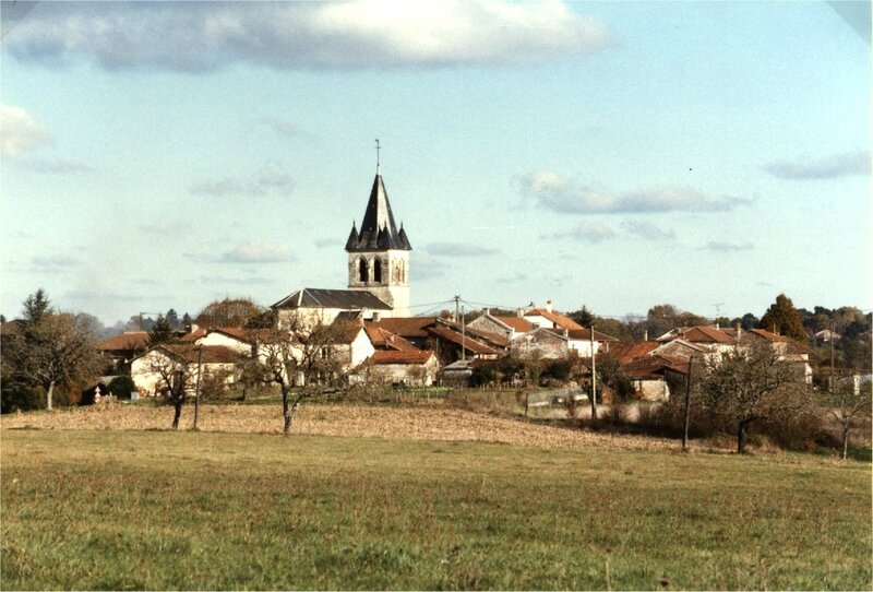 le village depuis la chataigneraie