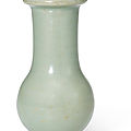 A Longquan celadon vase, Song dynasty (960-1279)