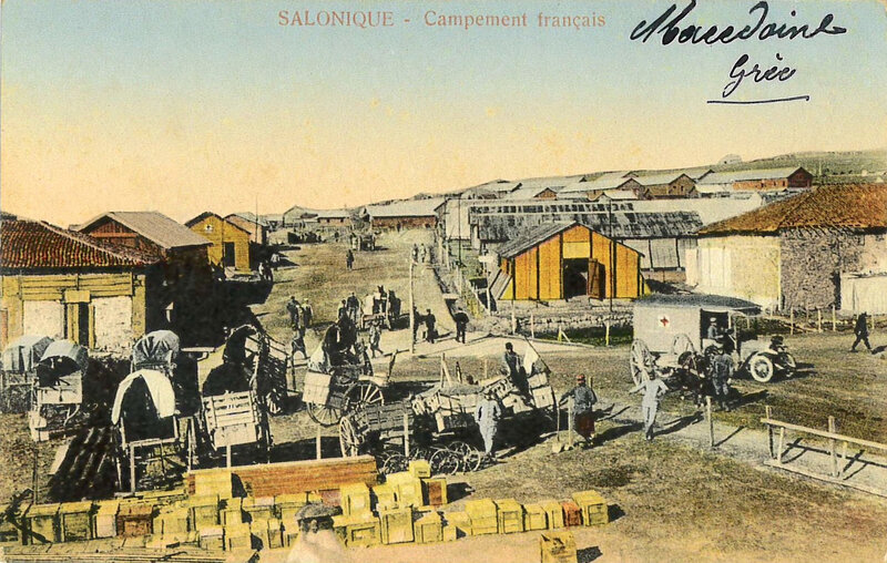 Salonique, campement français
