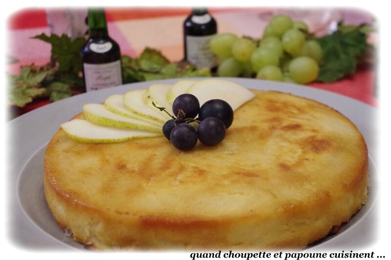 gâteau invisible poires vanille-5786