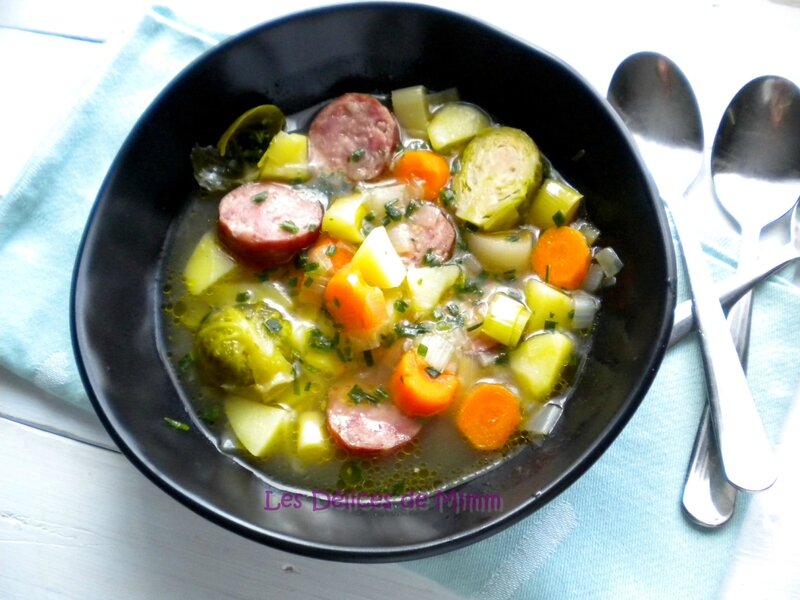 Soupe paysanne aux saucisses de Montbéliard 4