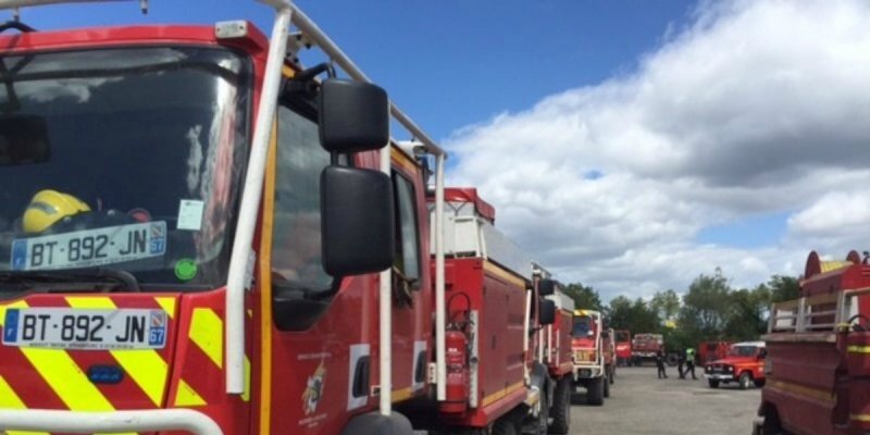 Saint-Jean-d'Illac 400 pompiers en faction