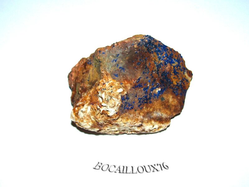 AZURITE-Barytine H445 - Maroc (2)