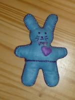 Lapin en feutrine