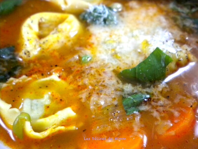 Bouillon aux tortellini à l’italienne 3