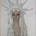 Coiffe Couronne Tiare Mariage Cosplay Reine Neige Frozen Ice Queen Wedding Headdress