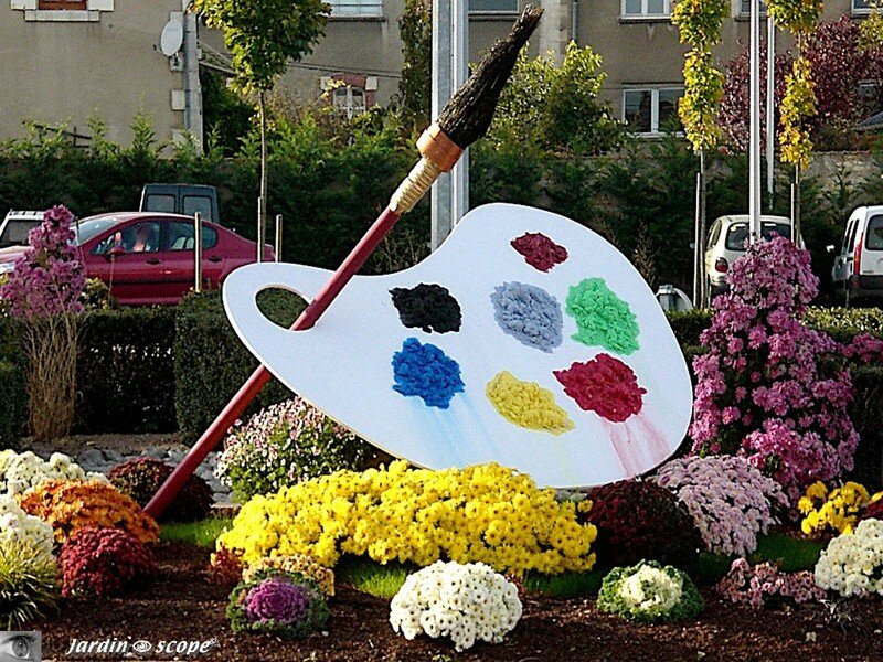 Une belle palettes de couleurs de…chrysanthèmes