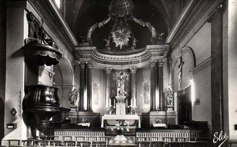 Chapelle de la Madeleine, intérieur (avant rénovation)