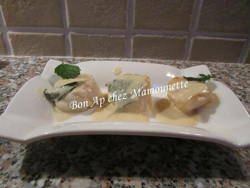 saint jacques à la citronnelle et poisson 009