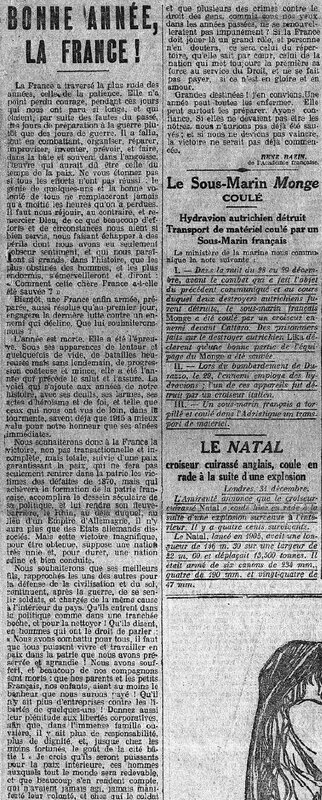 Echos de Pais 01 01 1916