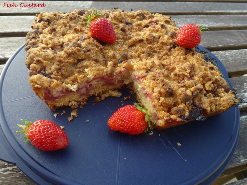 Coffee cake aux fraises (26)