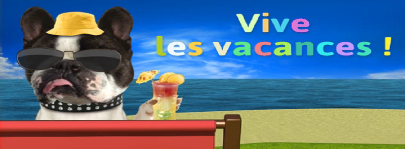 Bonnes vacances à toutes et à tous!