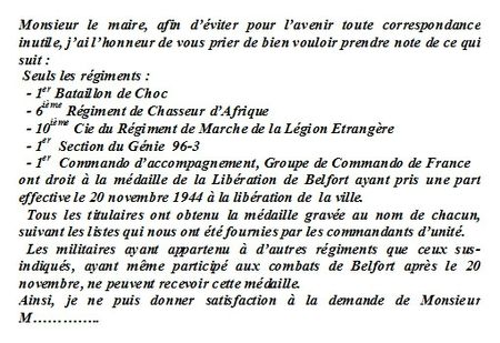 Lettre Chambre de Commerce Belfort 7 sept 1948