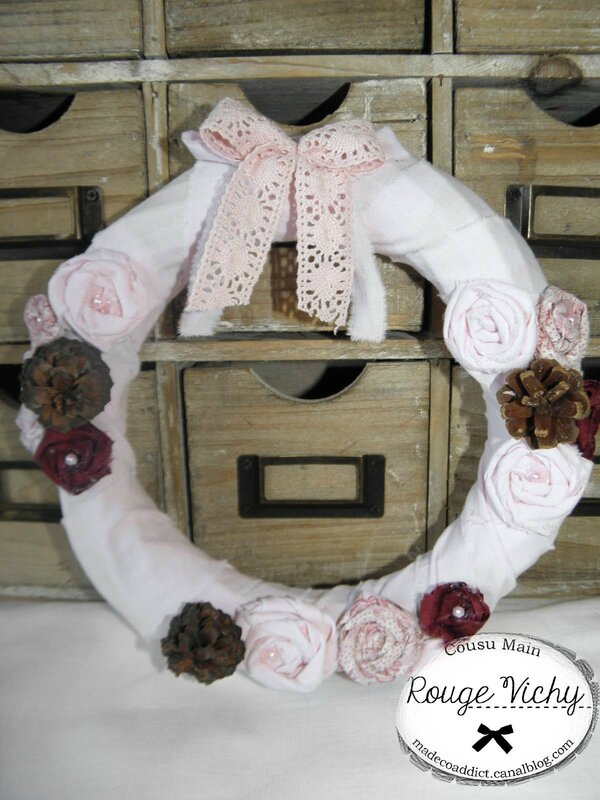 Couronne shabby rose 1