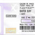<b>Baxter</b> <b>Dury</b> - Jeudi 17 Mai 2018 - Casino de Paris