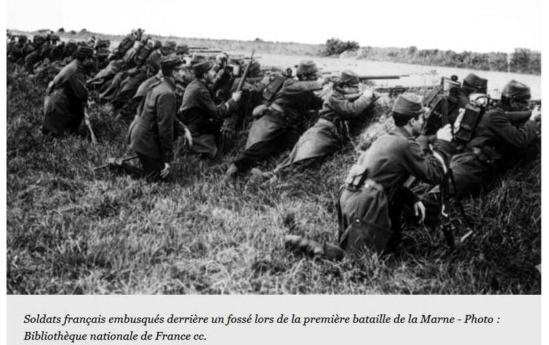 Soldats embusqués Marne