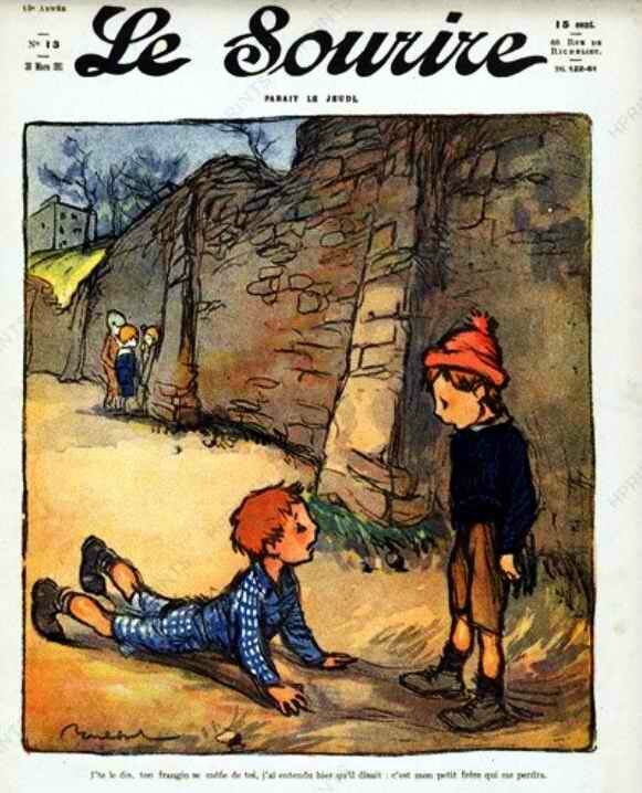 Poulbot Le Sourire Enfants 1911