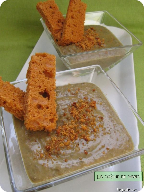 Velouté de lentilles au foie gras