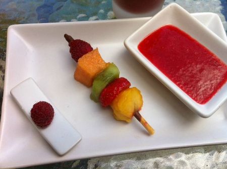 brochette fraise