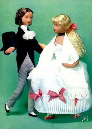 CPM Saint Valentin Poupée Peynet 7