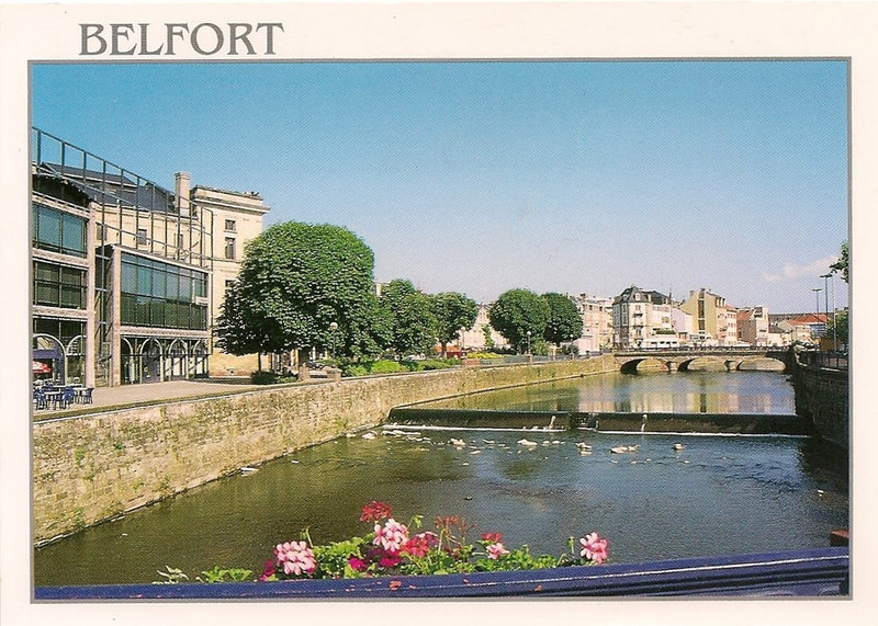 Belfort CPM Théâtre Façade Savoureuse