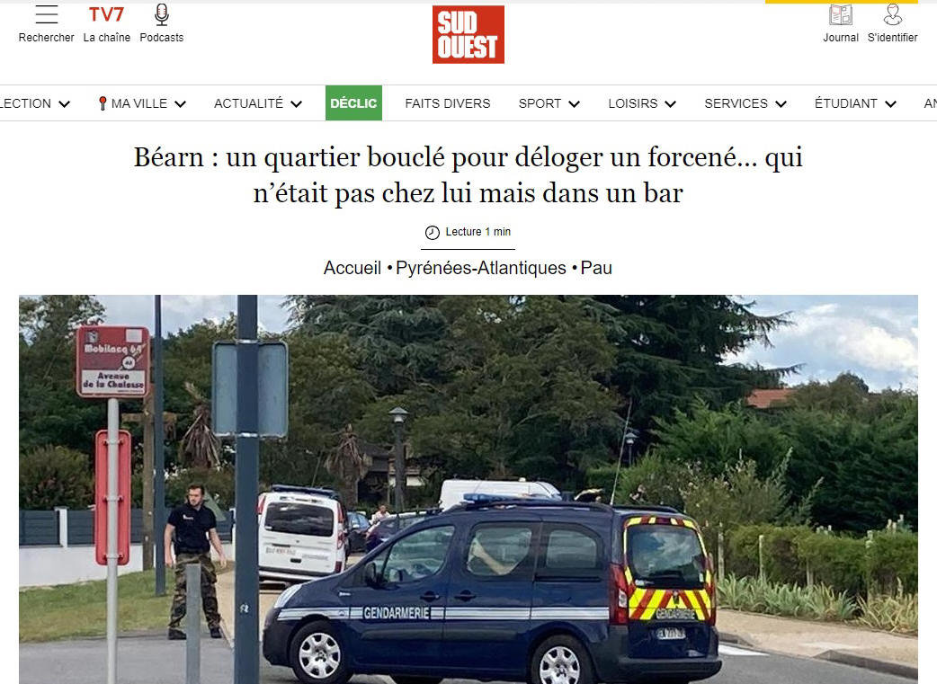 Forcené en vadrouille