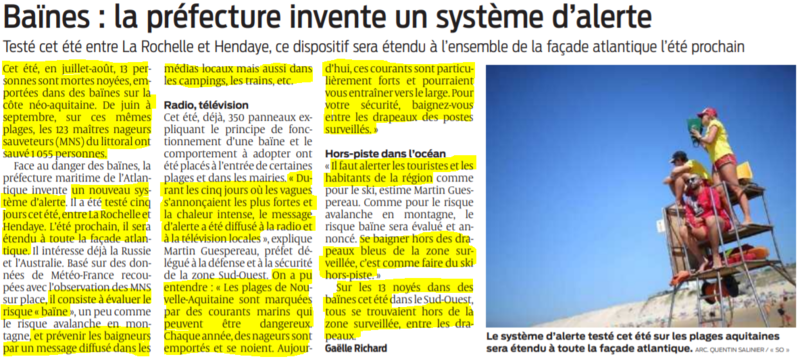 2021 10 06 SO Baïnes la préfecture invente un système d'alerte
