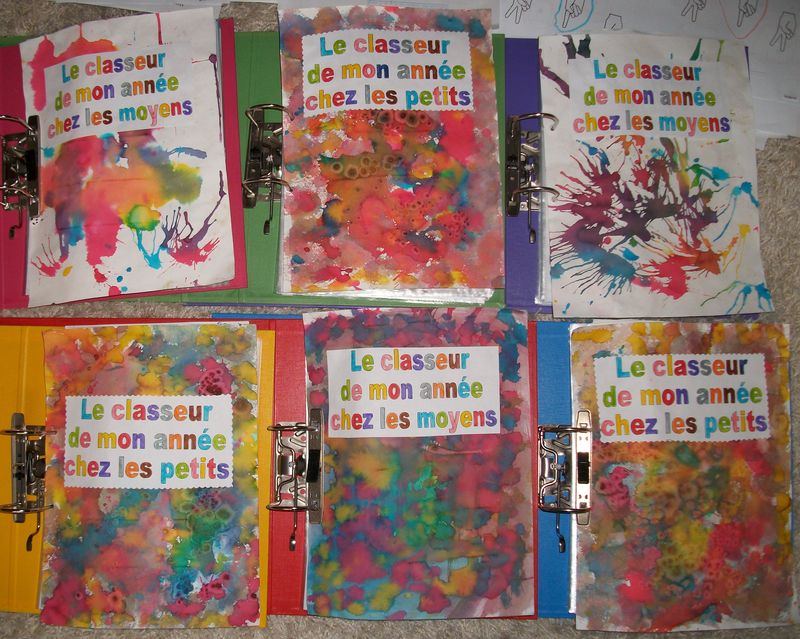 Page De Garde Classeur Maternelle Classe Bilingue La premiere page de nos classeurs - madrassatoun