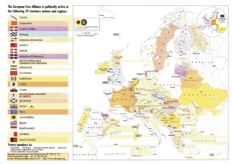 cartes langues minoritaires