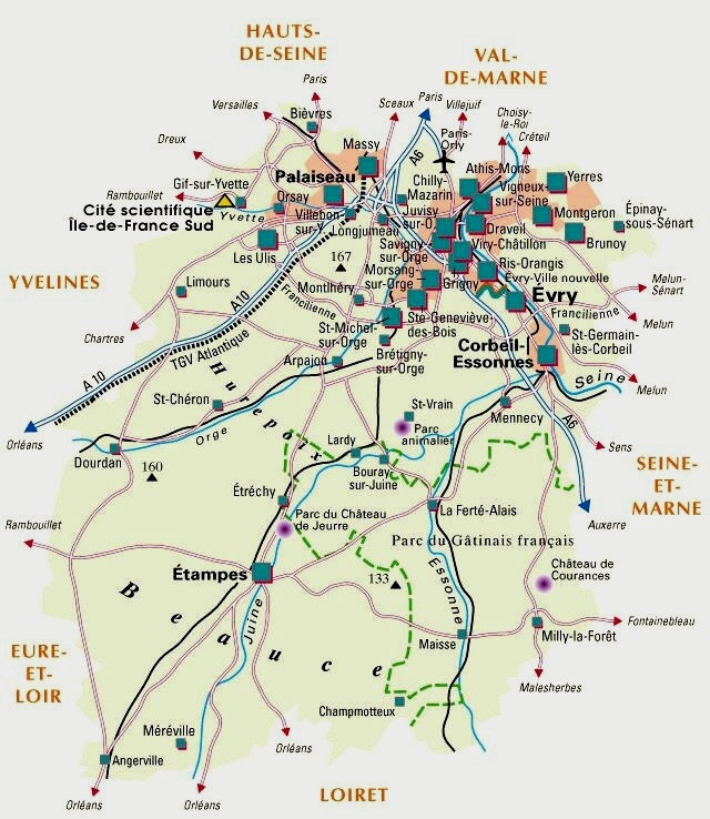 Carte essonne