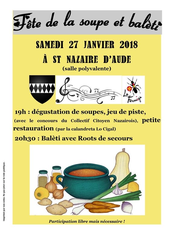 affiche fete de la soupe