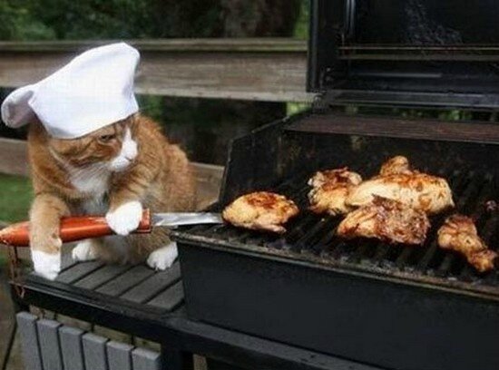 Service barbecue