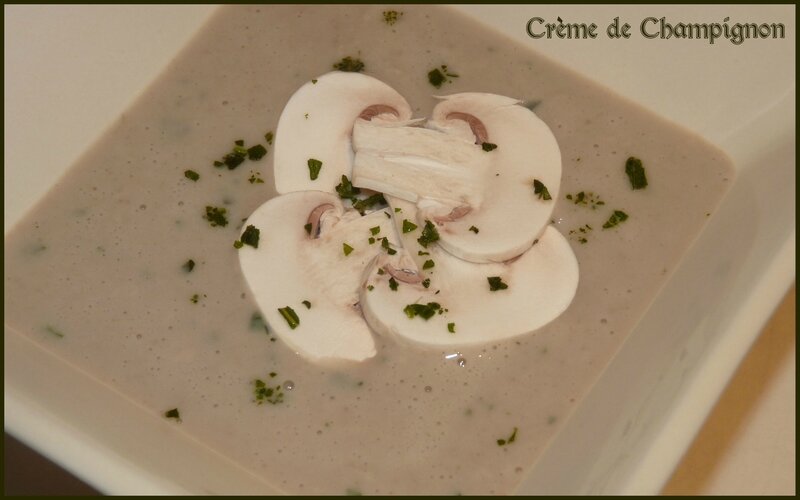 crème de champignon