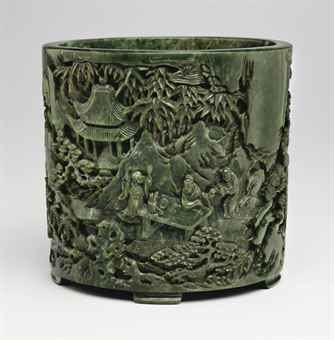 a_superb_green_jade_brush_pot_bitong_qianlong_period_d5595864h
