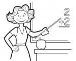DDS 325 The-Teacher-Was-Teaching-Coloring-Pages