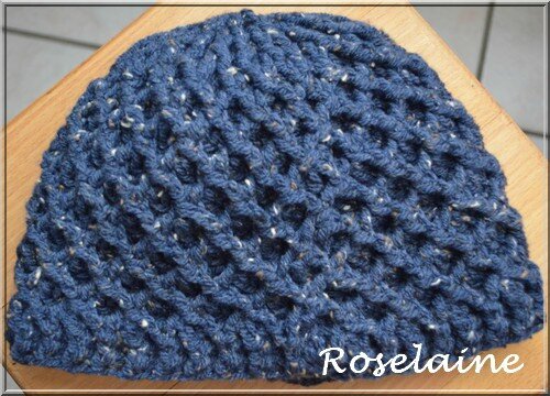 Roselaine 123 Bonnet crochet aran