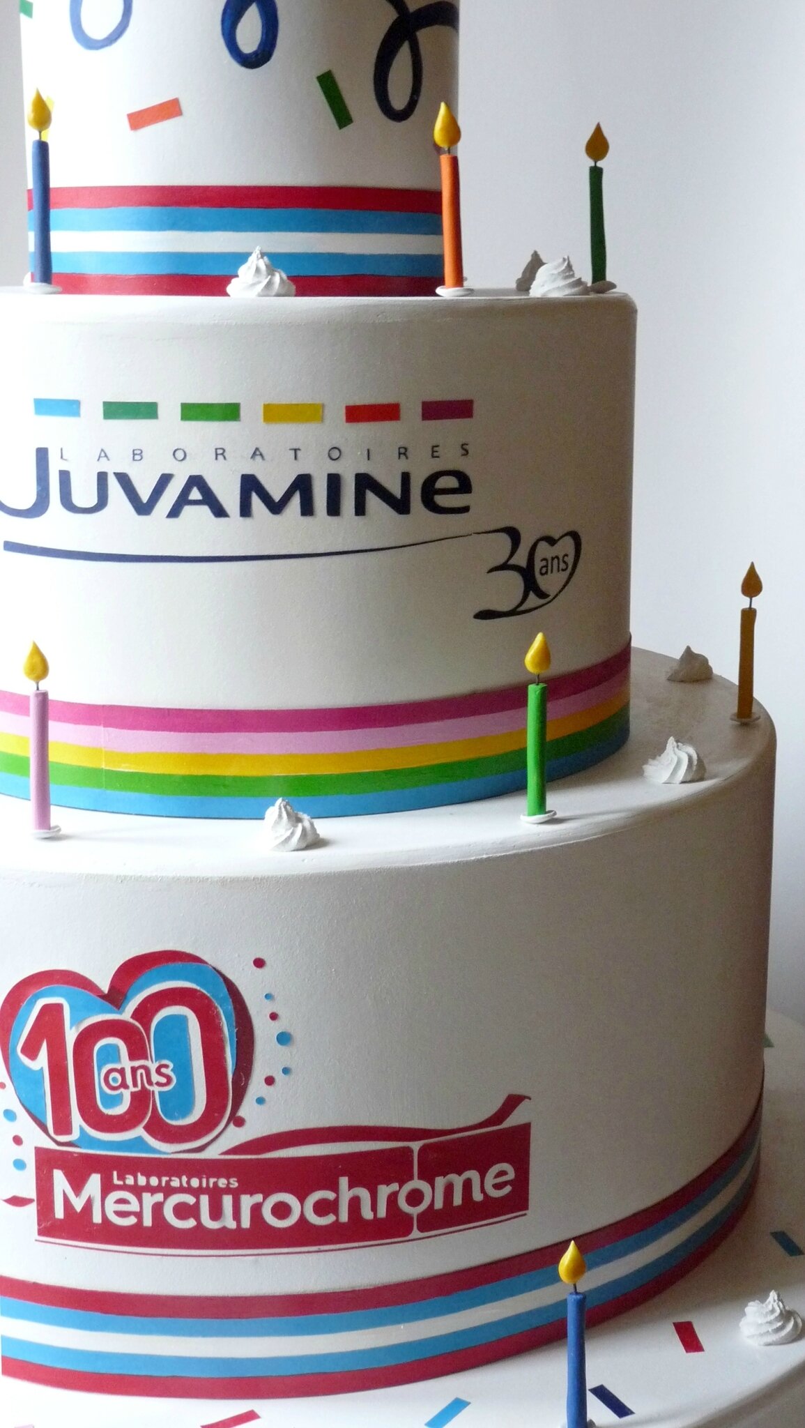 Gâteau pour Arkopharma, Juvamine, Mercurochrome
