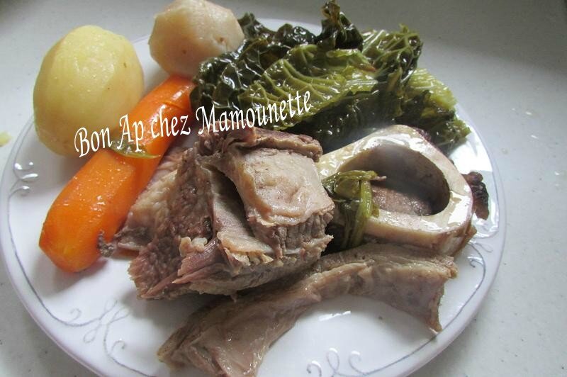 pot au feu de Bretagne chou carottes céleri navets pdt 015