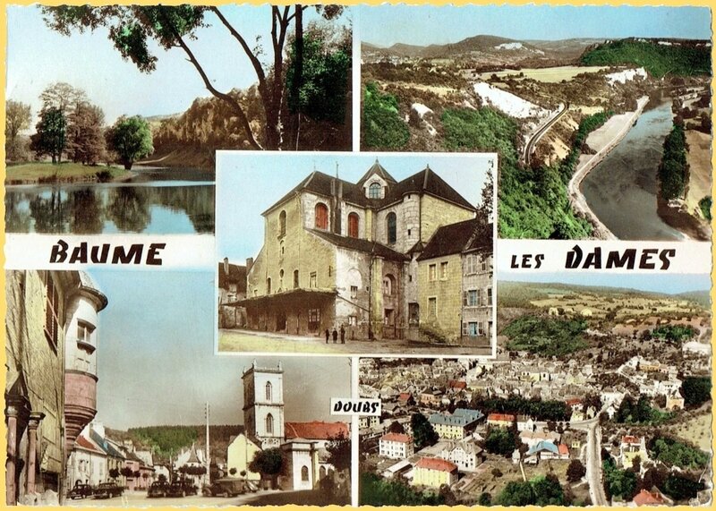 CPSM Baume-les-Dames Multivues