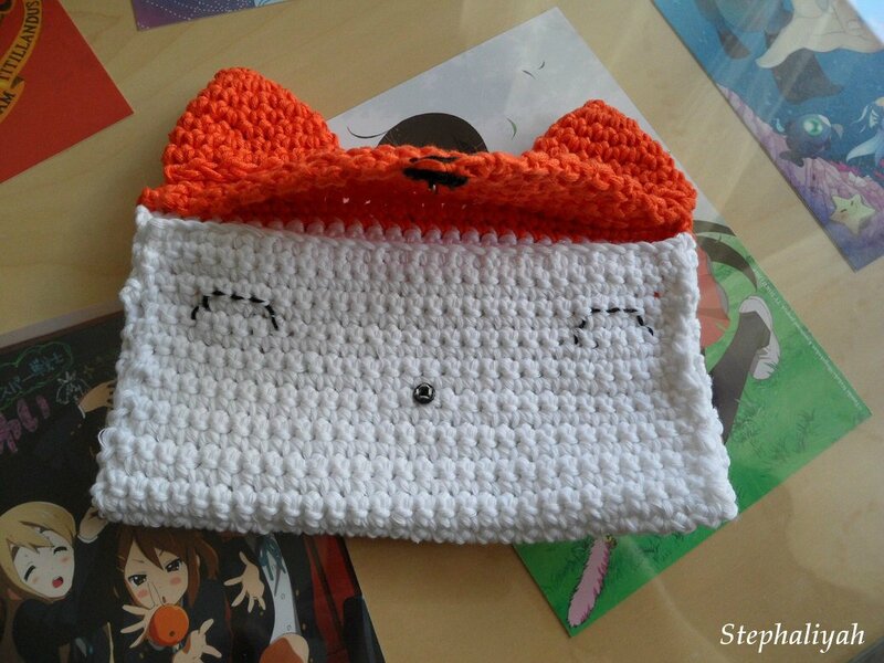 Pochette crochet renard pour gabin - 2