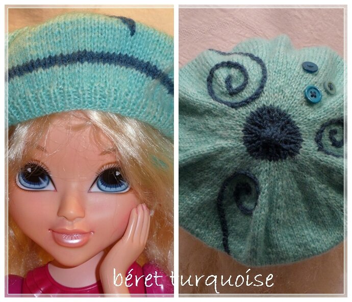 beret turquoise