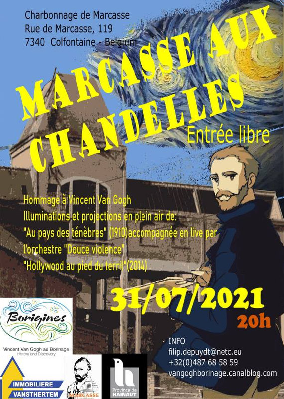 Affiche Marcasse aux Chandelles 2021 - Axelle