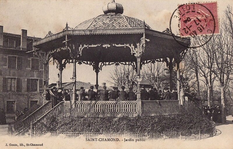 Jardin public kiosque St-Chamond