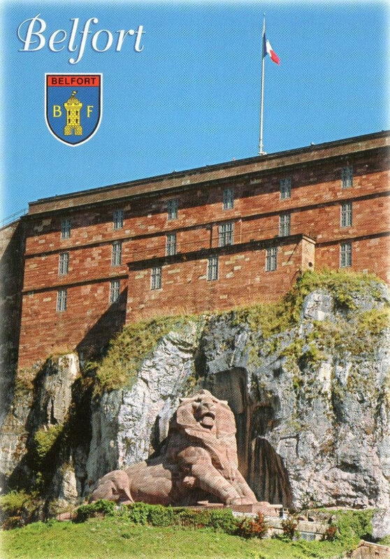 CPM Belfort Château & Lion