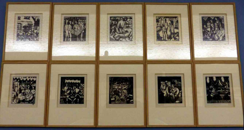 Oeuvres Laboureur 1918 images de l arrière gravures sur bois