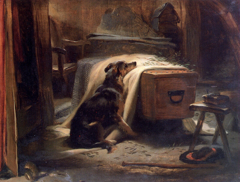 Landseer_Edwin-Old_Shepherds_Chief_Mourner_1837