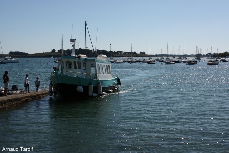 00671 Bretagne Sarzeau - La Presqu'Ile de Rhuys - Bijouris - Le Passeur des Iles et l'Anse de Kerners