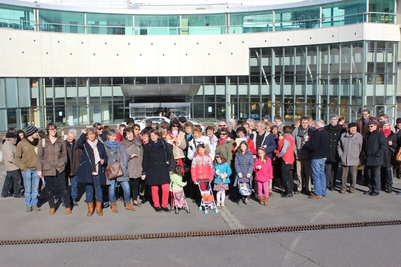 défense hopital Avranches samedi 7 mars 2015 Comité d'Usagers pour la Défense de l'Hopital de Proximité