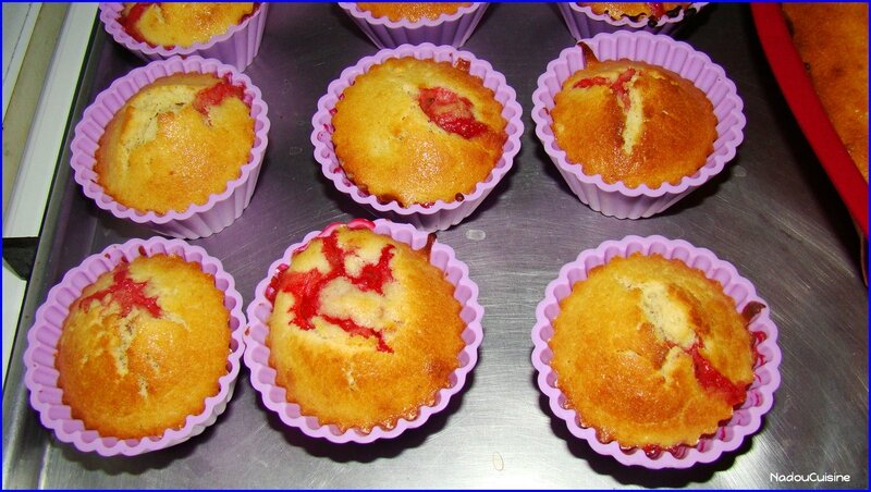 muffins aux fraises 5