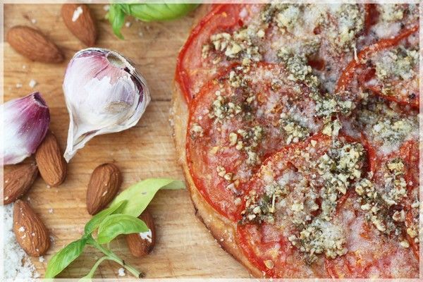 recettes Tartelettes à la tomate, pesto aux noix et parmesan